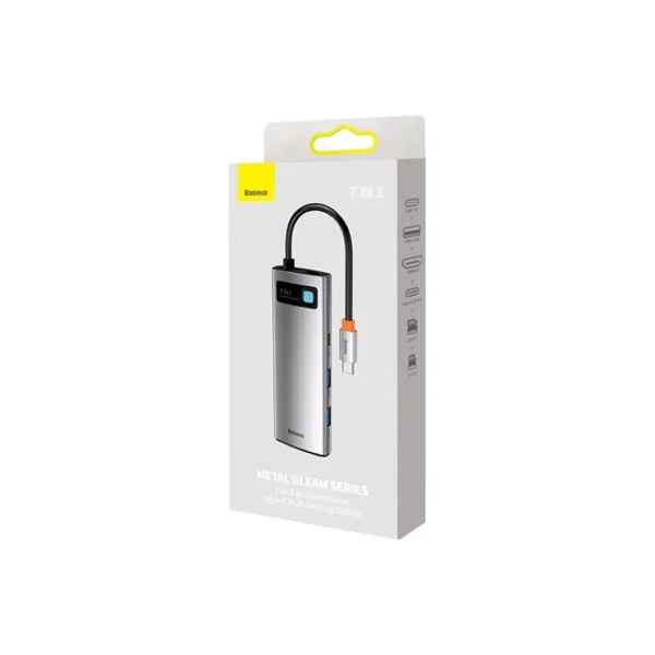 Baseus Metal Gleam Series 7 in 1 Multifunctional Type-C Hub